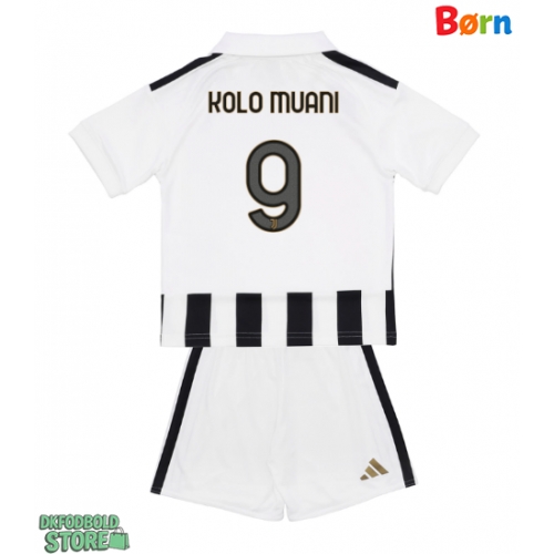 Juventus Randal Kolo Muani #9 Replika Babytøj Hjemmebanesæt Børn 2026-27 Kortærmet (+ Korte bukser)